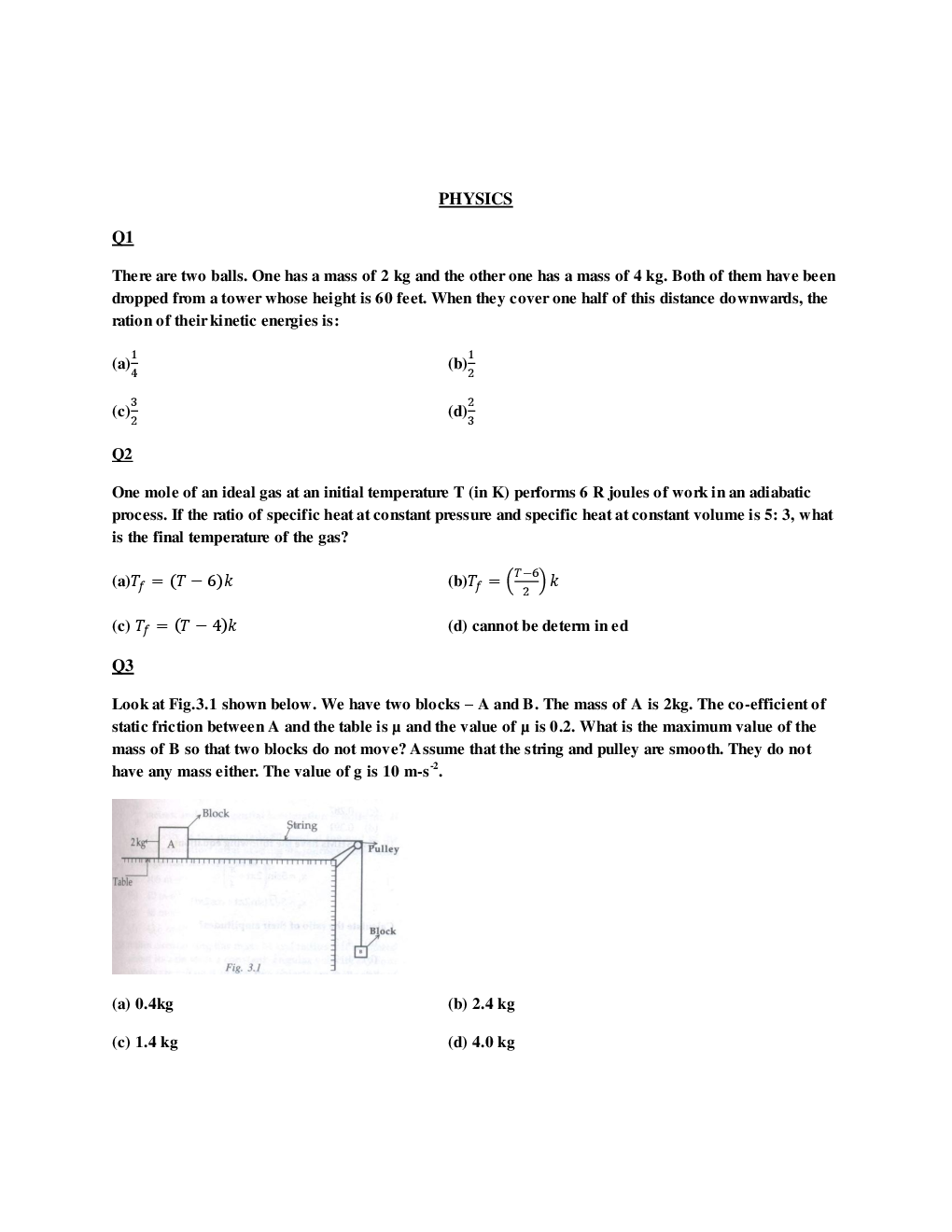 AIPMT NEET Solved  Sample Question Paper 17 - Page 2
