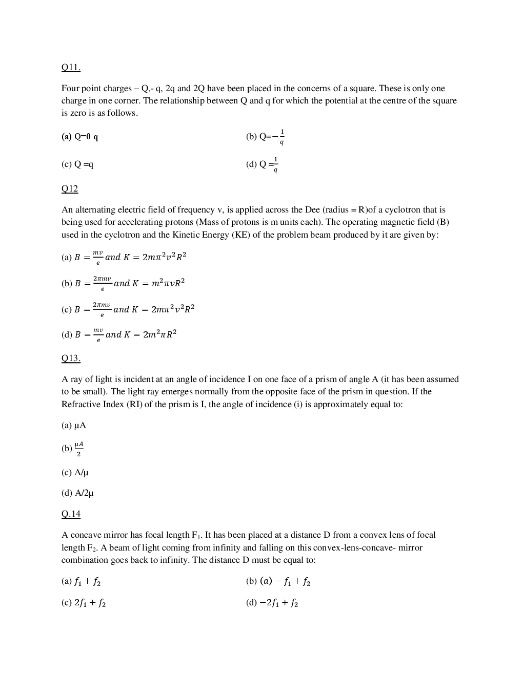 AIPMT NEET Solved  Sample Question Paper 19 - Page 5