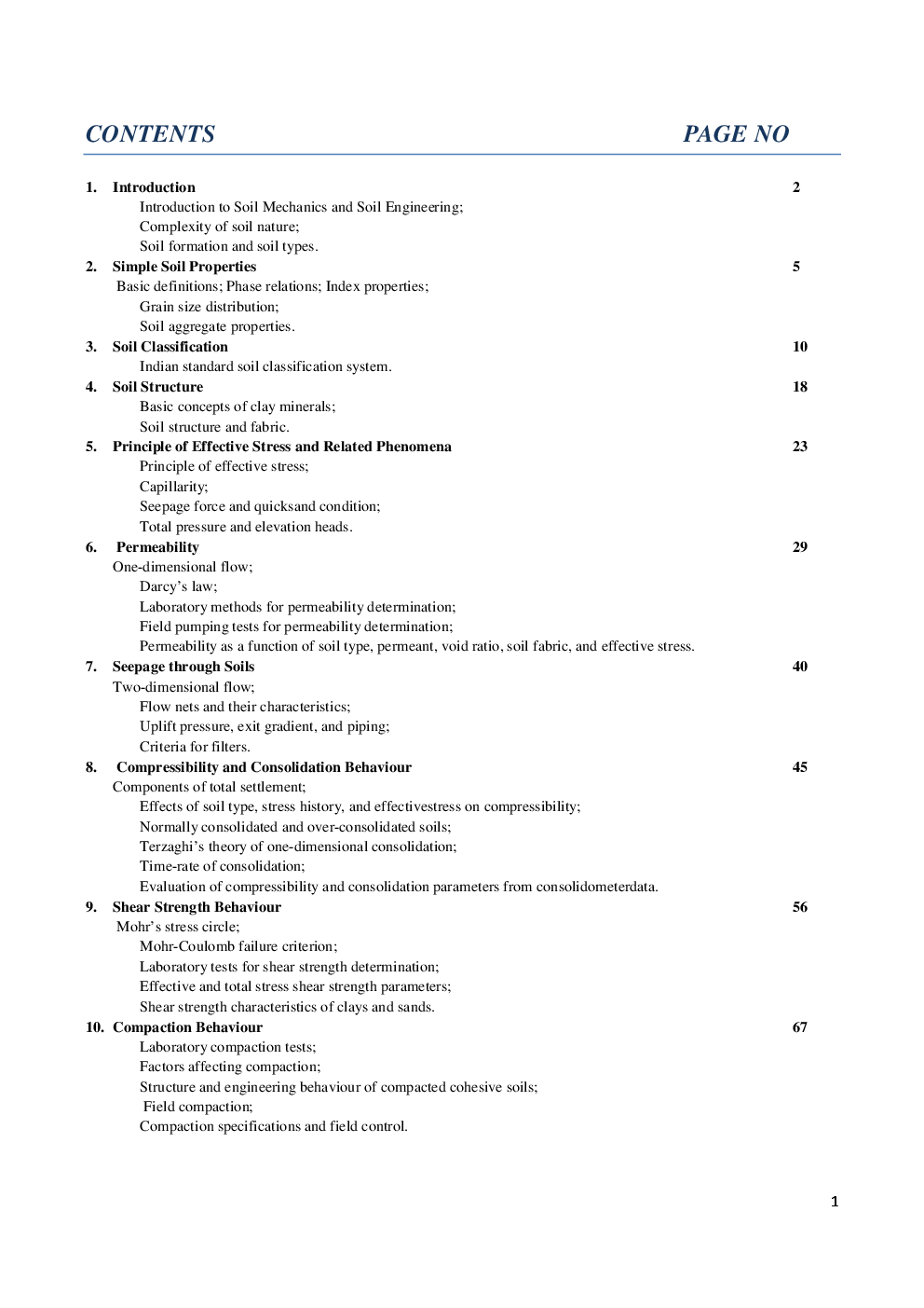 GATE Study Material Geotechnical Engineering (Civil Engineering) - Page 2