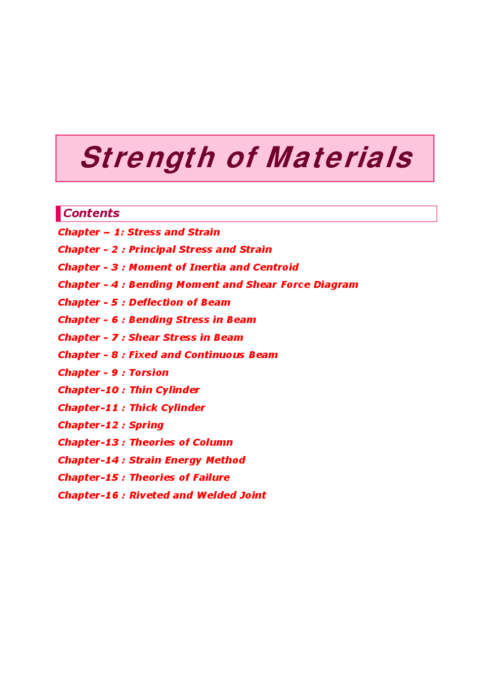 GATE Study Material SOM (Civil Engineering) - Page 2