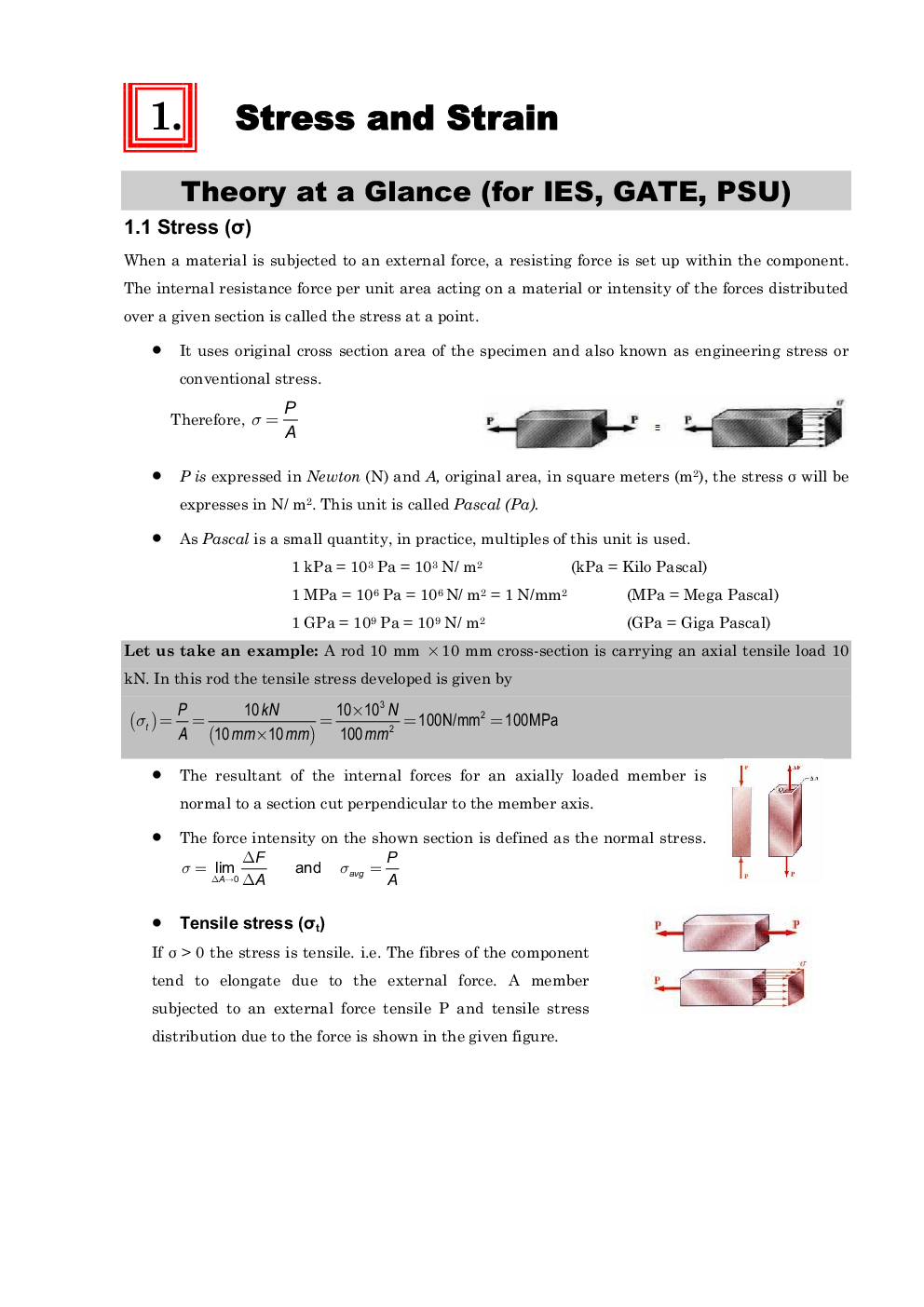 GATE Study Material SOM (Civil Engineering) - Page 3