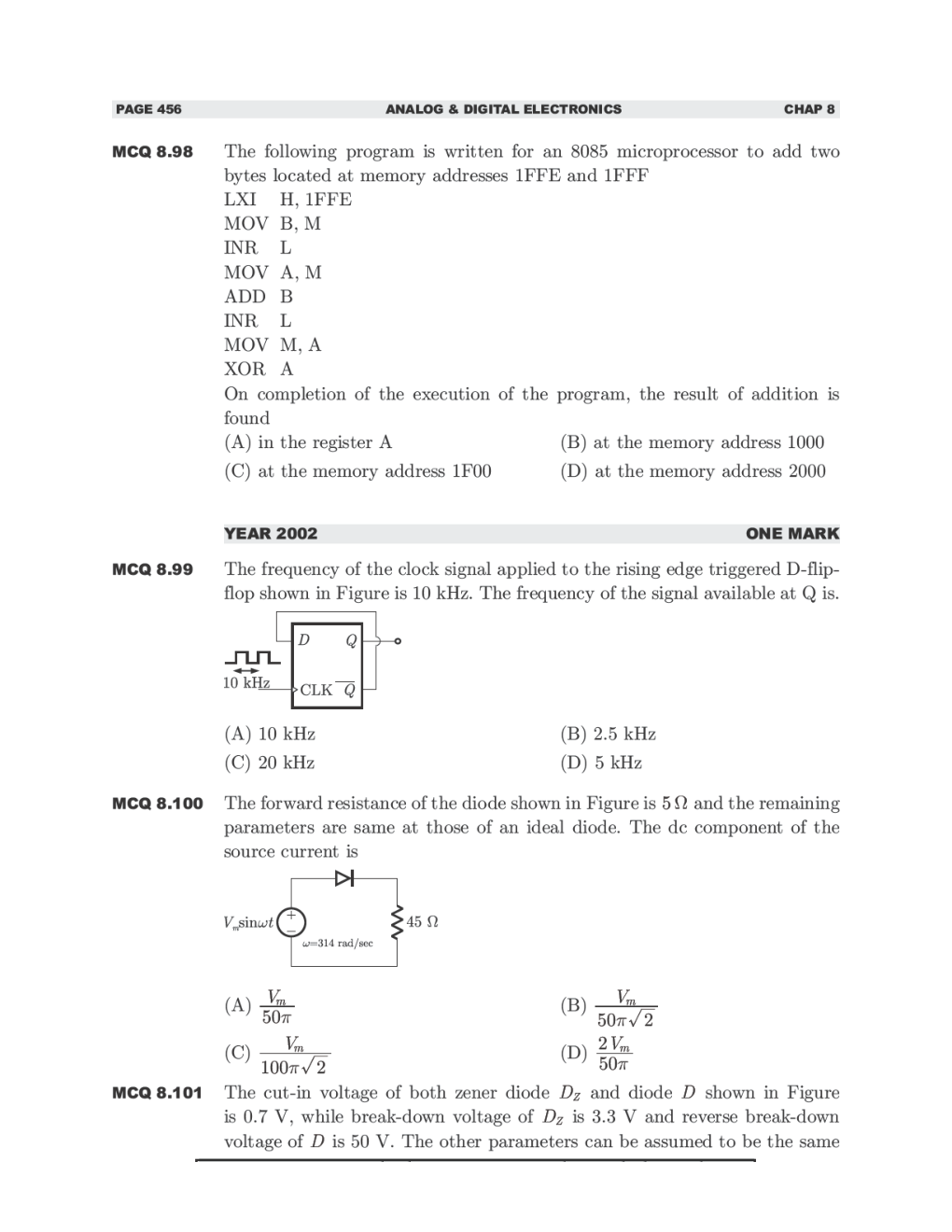 GATE Study Material Analog And Digital Electronics (Electrical Engineering) - Page 3