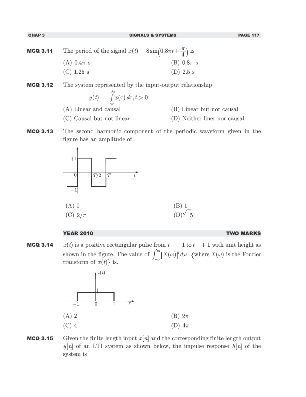GATE Study Material Signals And Systems (Electrical Engineering) - Page 4