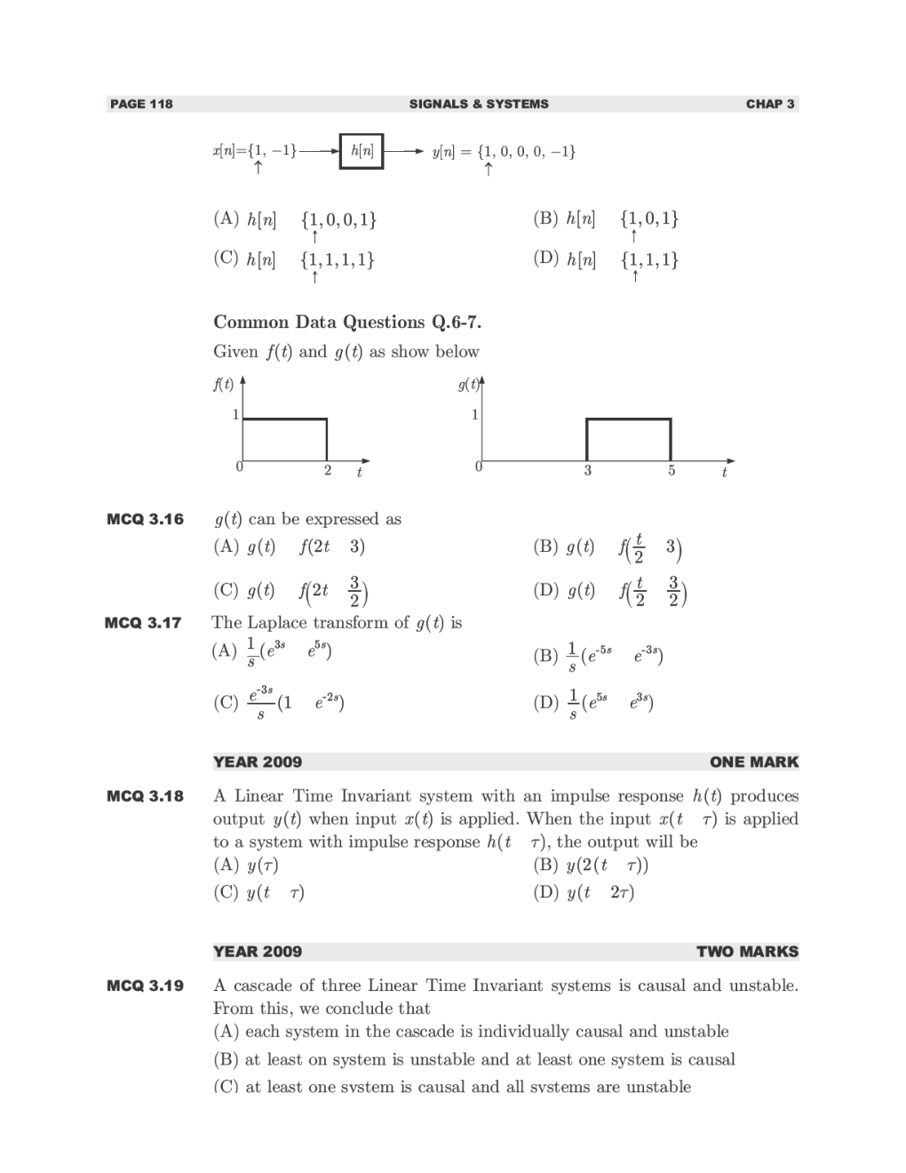 GATE Study Material Signals And Systems (Electrical Engineering) - Page 5