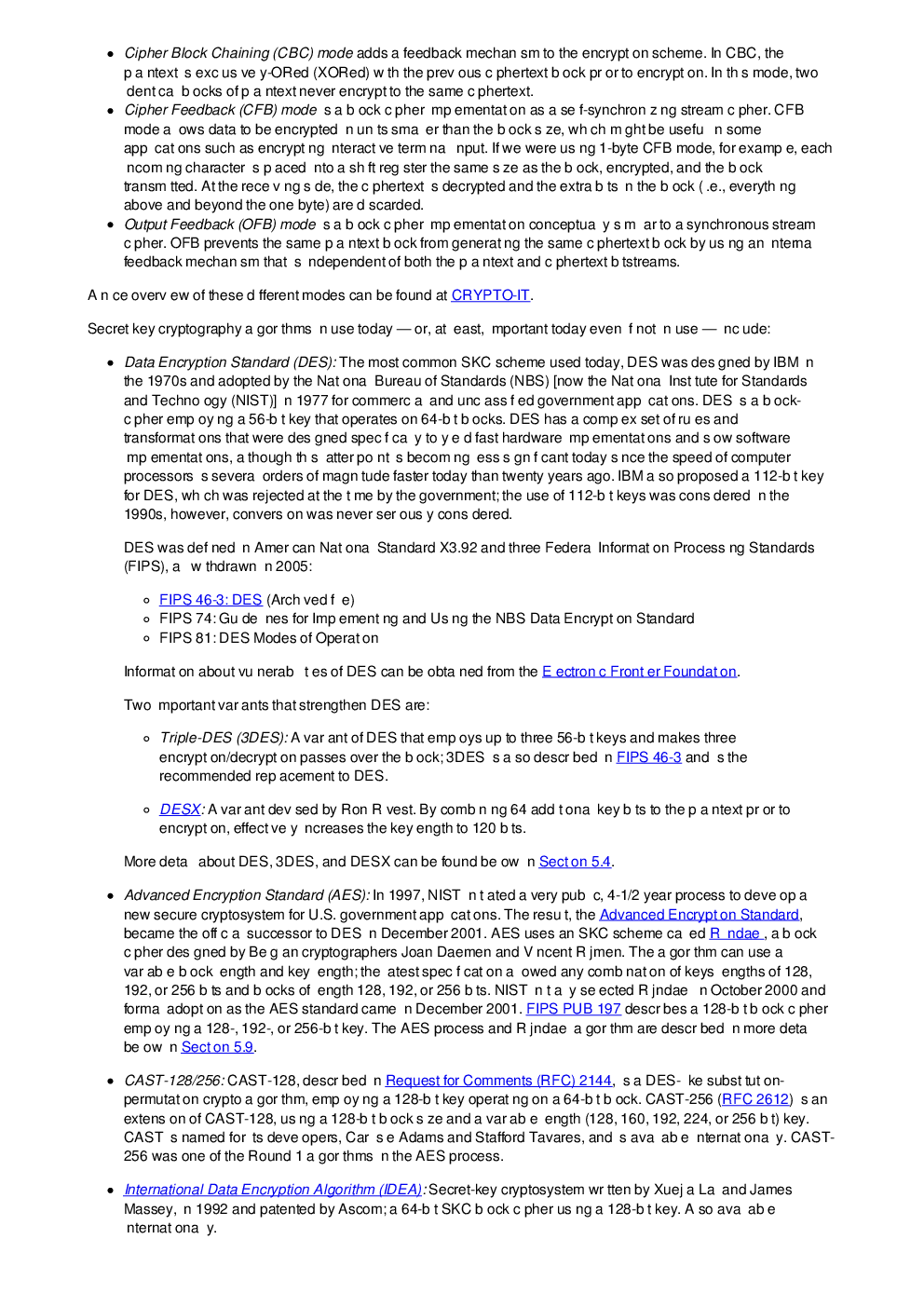 GATE Study Material An Overview of Cryptography (Computer Science Engineering) - Page 5