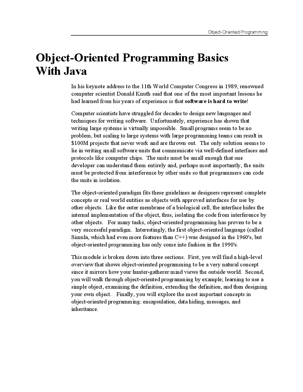GATE Study Material Object-Oriented Programming (Computer Science Engineering) - Page 2