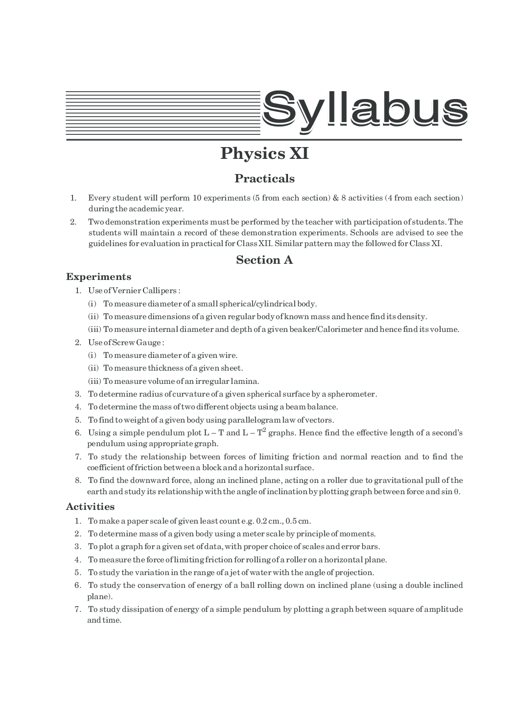 भौतिक विज्ञान लैब मैन्युअल कक्षा ११ - Page 5