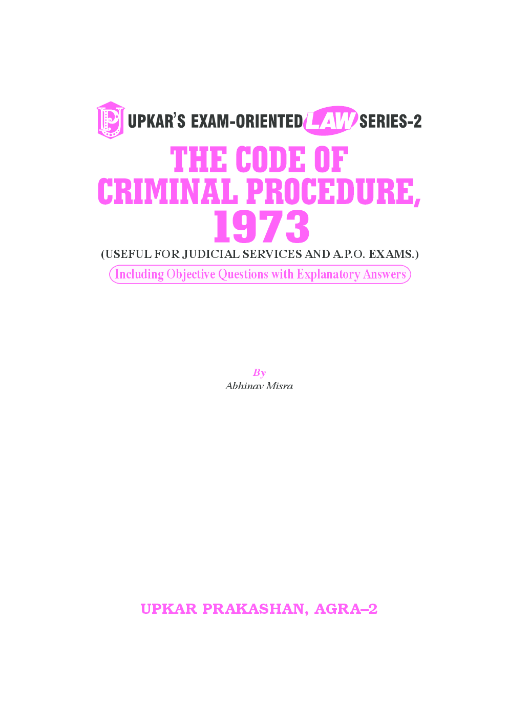 Law Series 2 The Code of Criminal Procedure 1973 - Page 4
