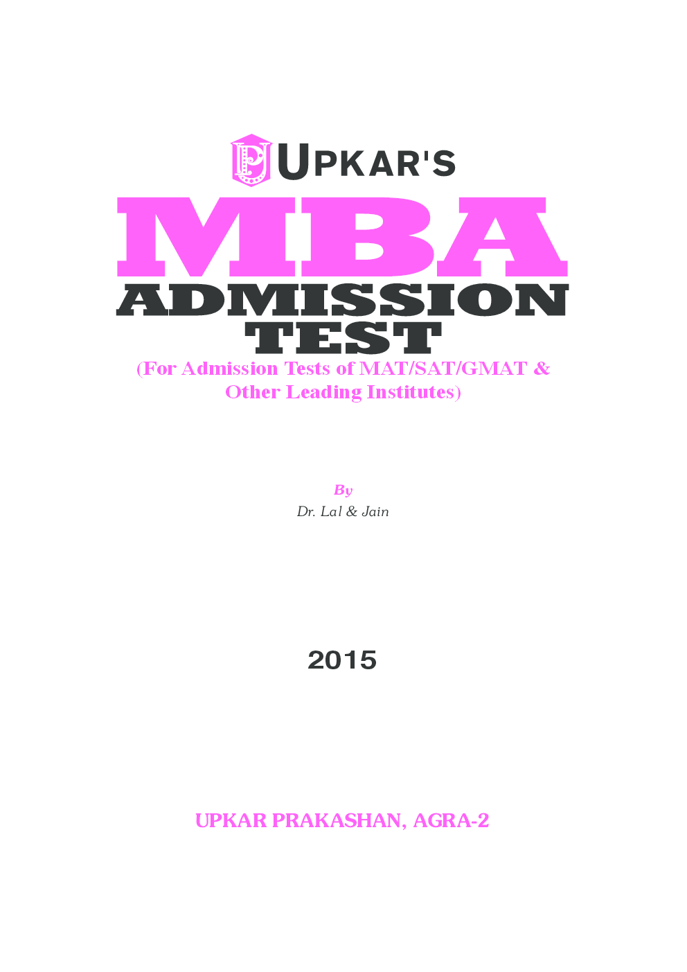 M.B.A. Admission Tests - Page 2