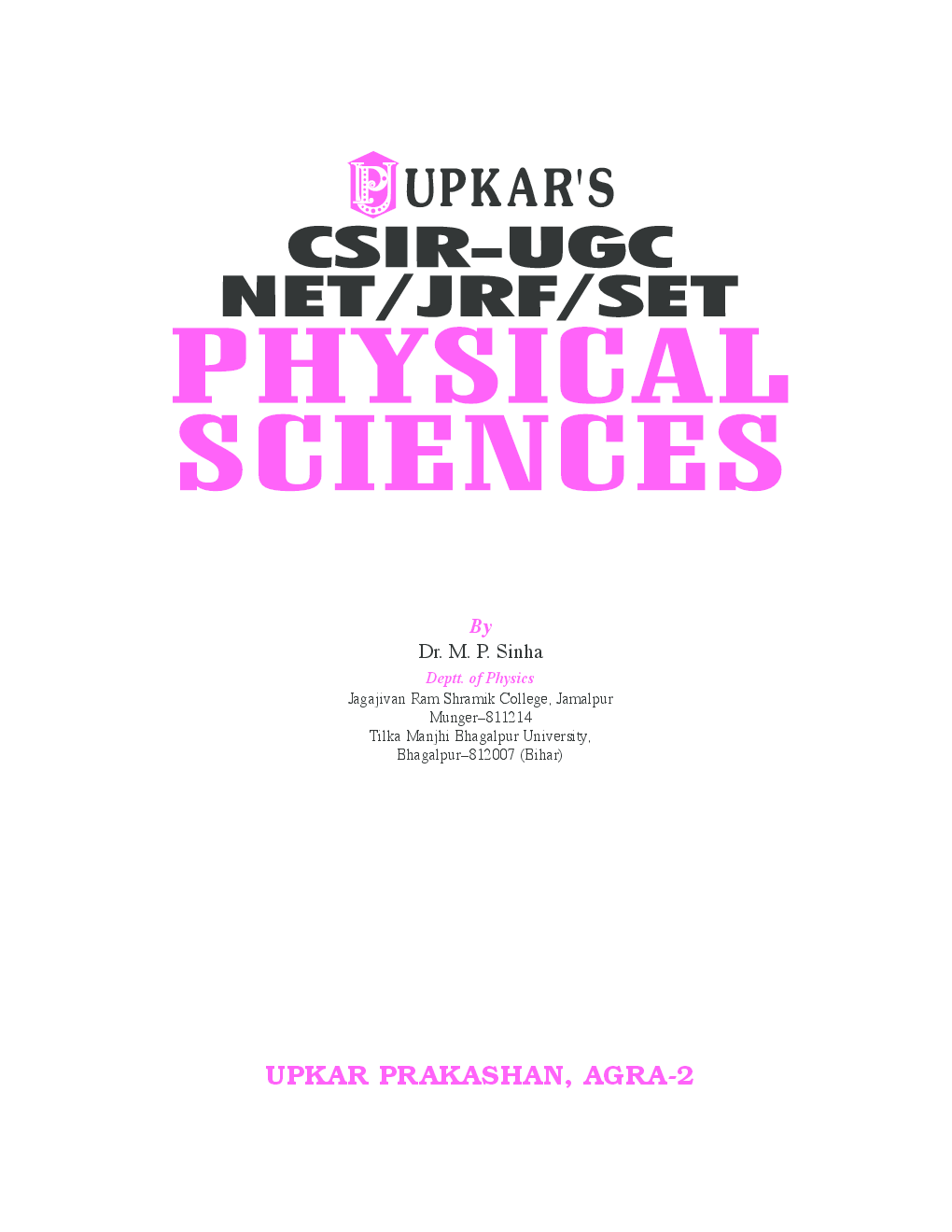 CSIR-UGC NETJRFSET Physical Sciences (Paper I & II) - Page 2
