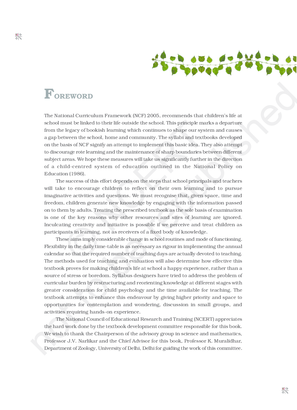 NCERT Biology Textbook for Class XI - Page 3