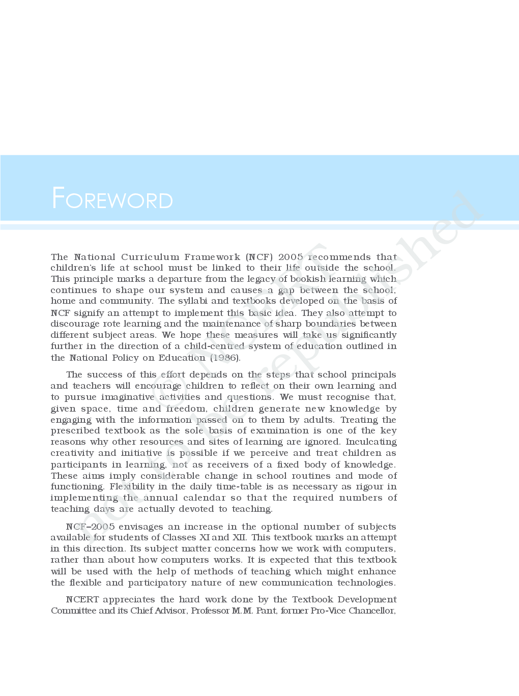 NCERT Computers and Communication Technology Part I Class XI - Page 3