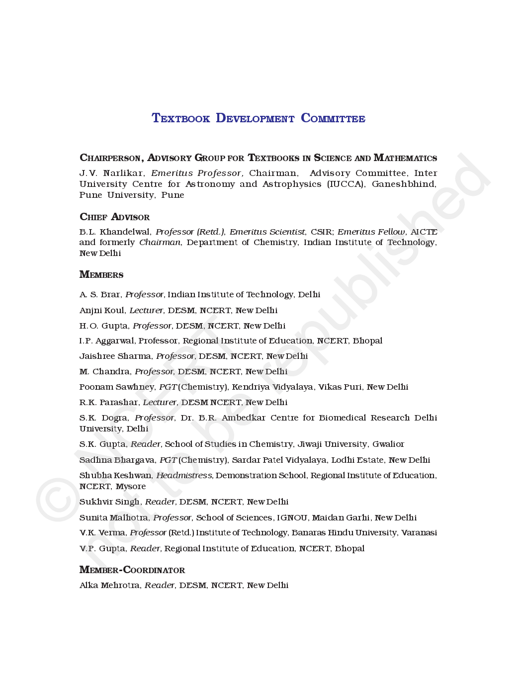 NCERT Chemistry Part II Textbook for Class XI - Page 3
