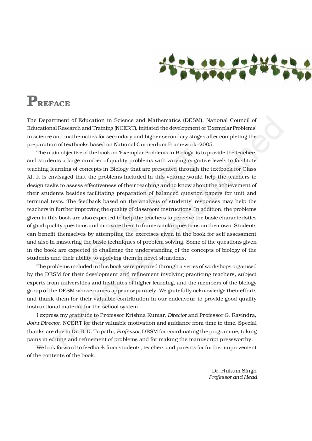 NCERT Biology Exemplar Problems Class XI - Page 4