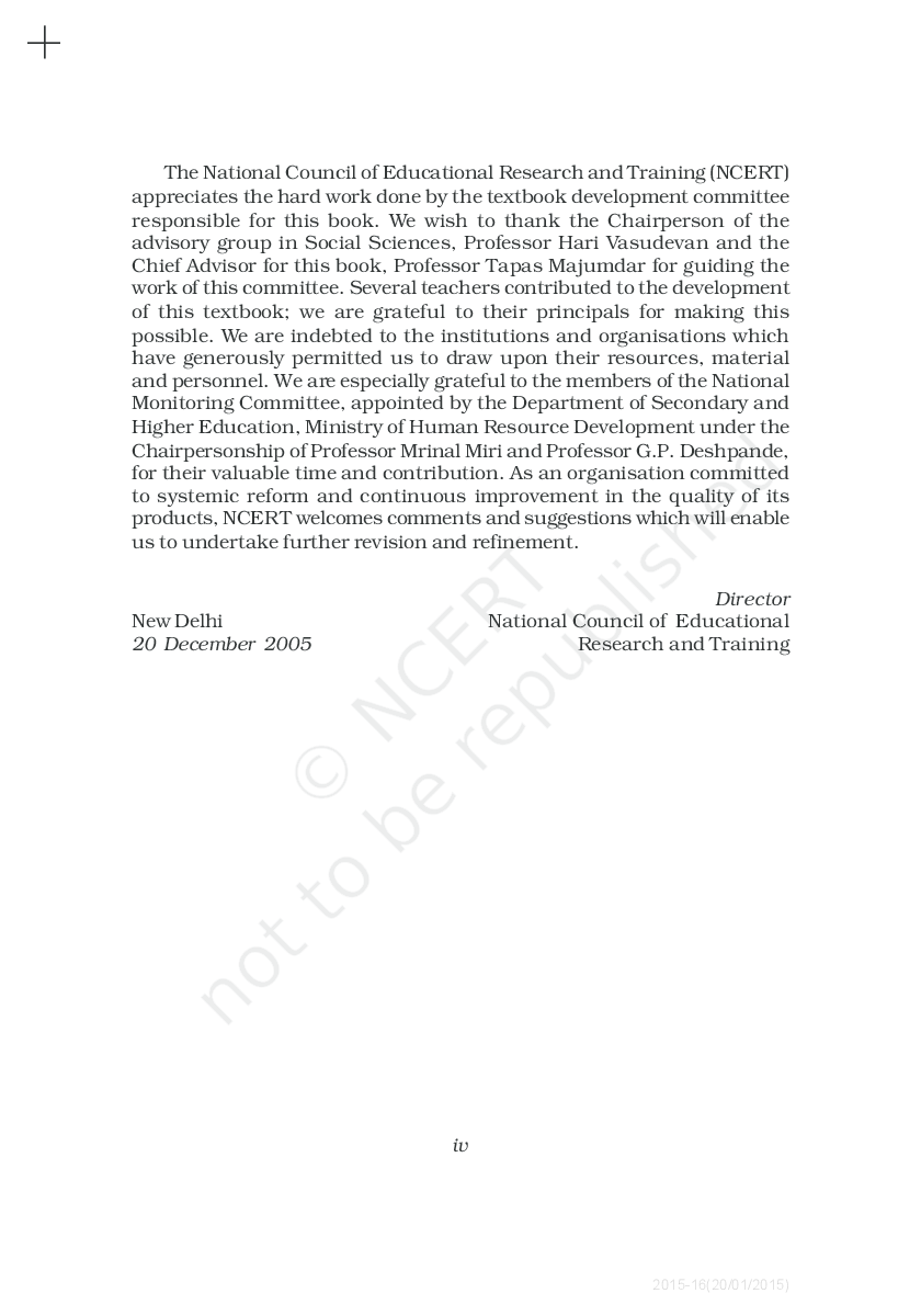 NCERT Indian Economic Development Textbook For Class XI - Page 4