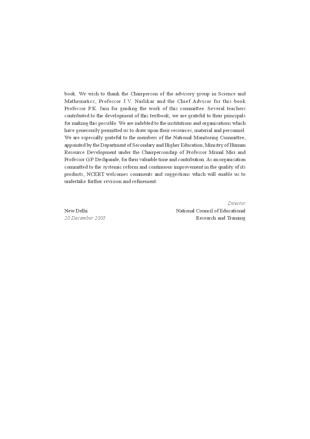 NCERT Mathematics Textbook For Class XI - Page 3