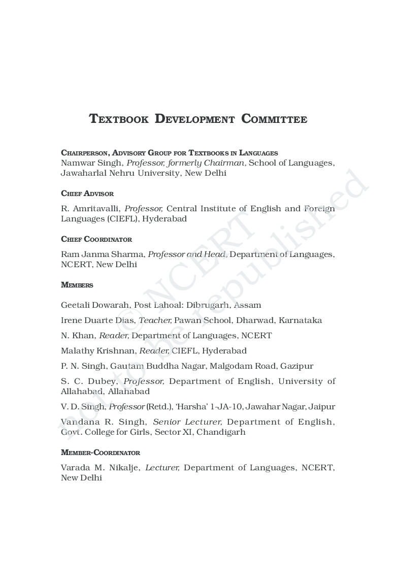 NCERT Woven Words (English) Textbook In English For Class XI - Page 5