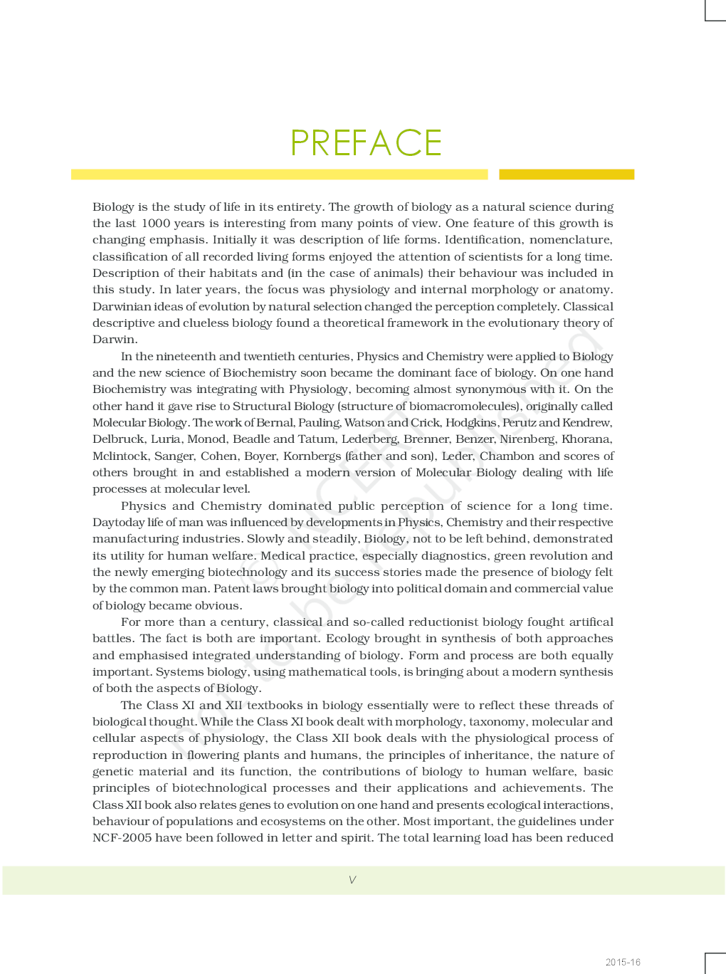 NCERT Biology Textbook for Class XII - Page 5