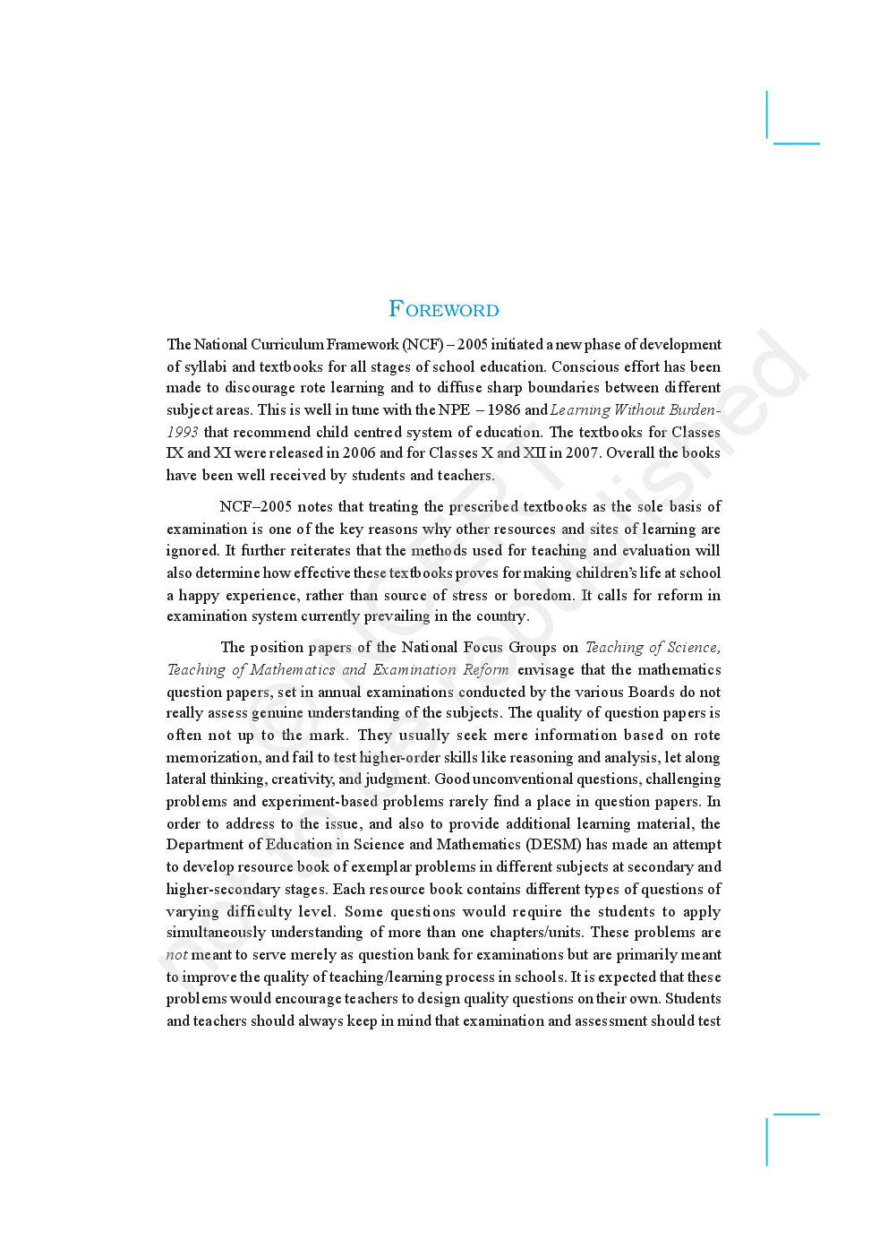 NCERT Exemplar Problems Math Textbook for Class X - Page 3