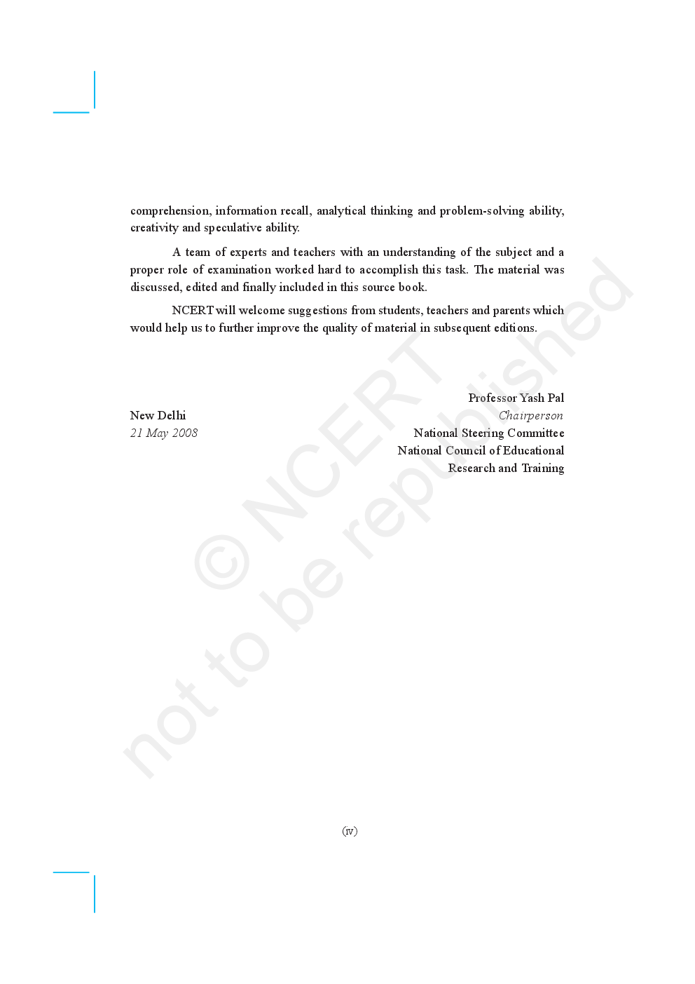 NCERT Exemplar Problems Math Textbook for Class X - Page 4