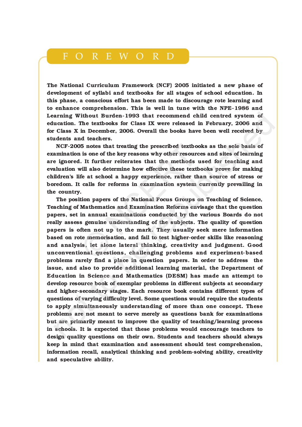 NCERT Exemplar Problems Science Textbook for Class X - Page 3