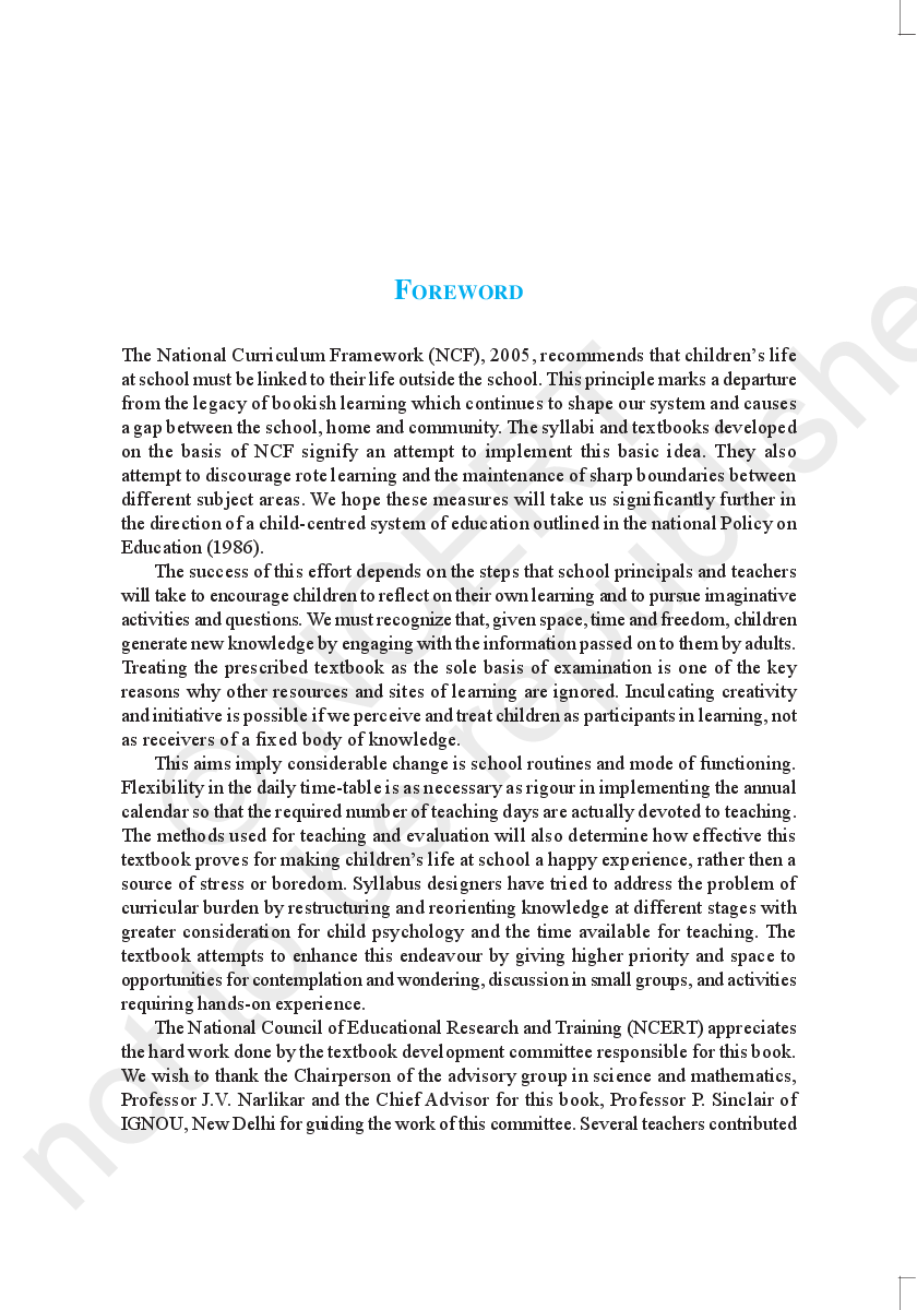 NCERT Mathematics Textbook for Class IX - Page 3