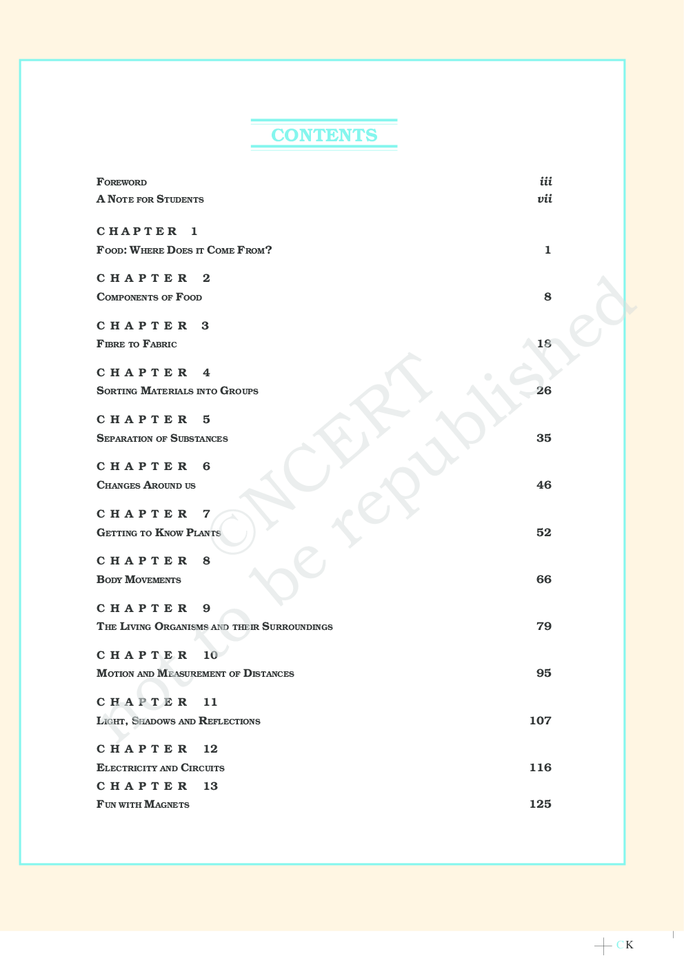 NCERT Science Textbook for Class VI - Page 2