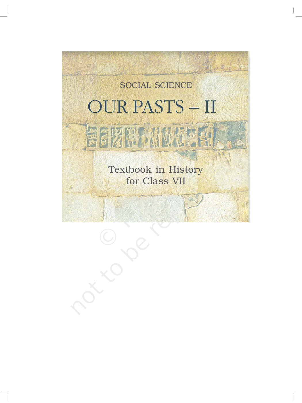 NCERT History-Our Pasts-Social Science II Textbook for Class VII - Page 1