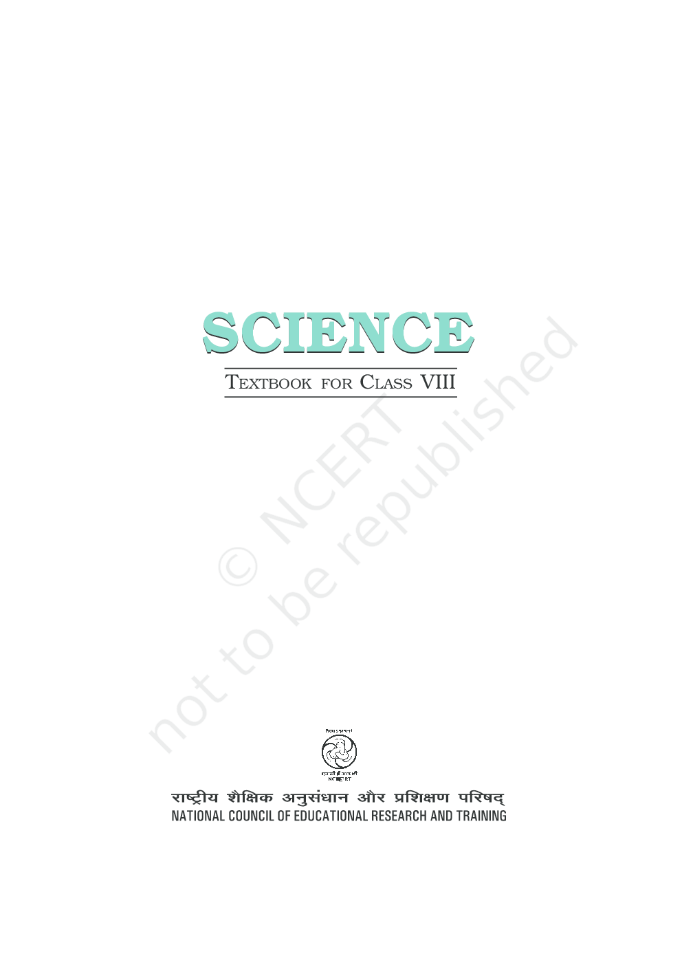 NCERT Science Textbook for Class VIII - Page 2