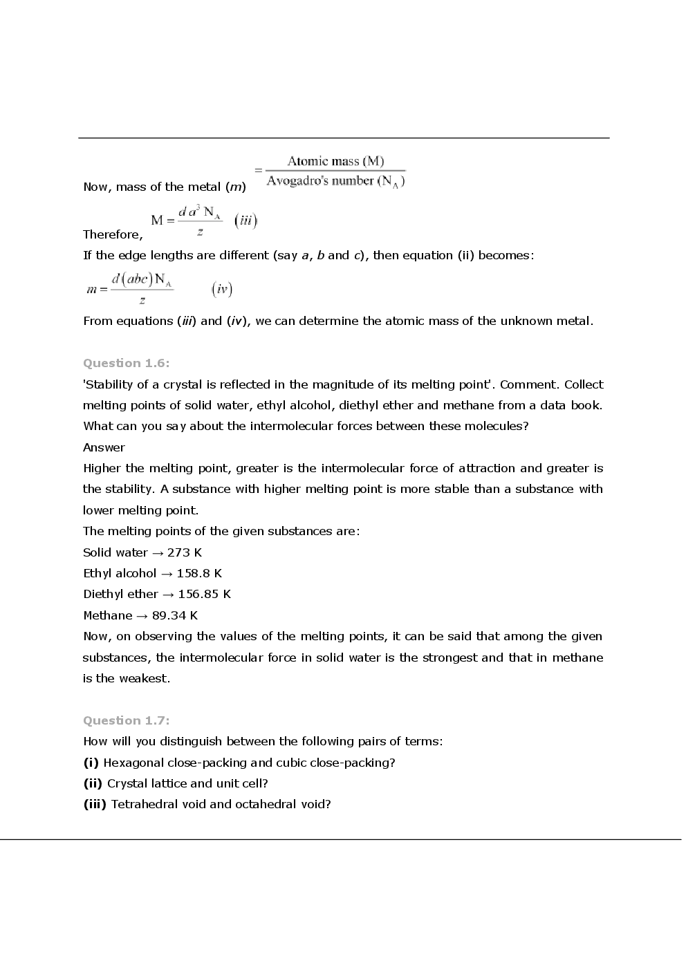 NCERT Chemistry Textbook Solutions for Class XII - Page 4