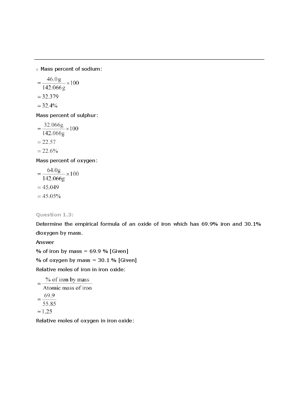 NCERT Chemistry Textbook Solutions for Class XI - Page 3
