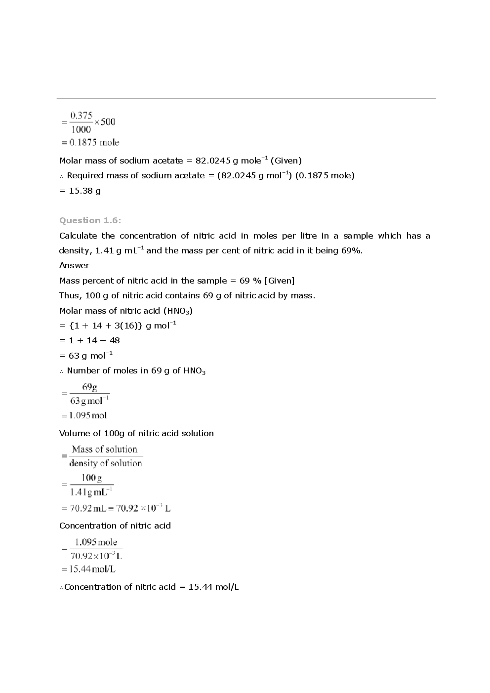 NCERT Chemistry Textbook Solutions for Class XI - Page 5