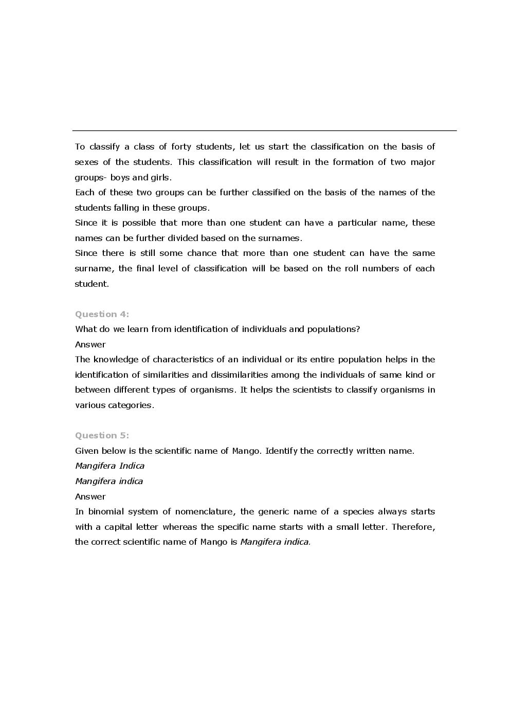 NCERT Biology Textbook Solutions for Class XI - Page 3