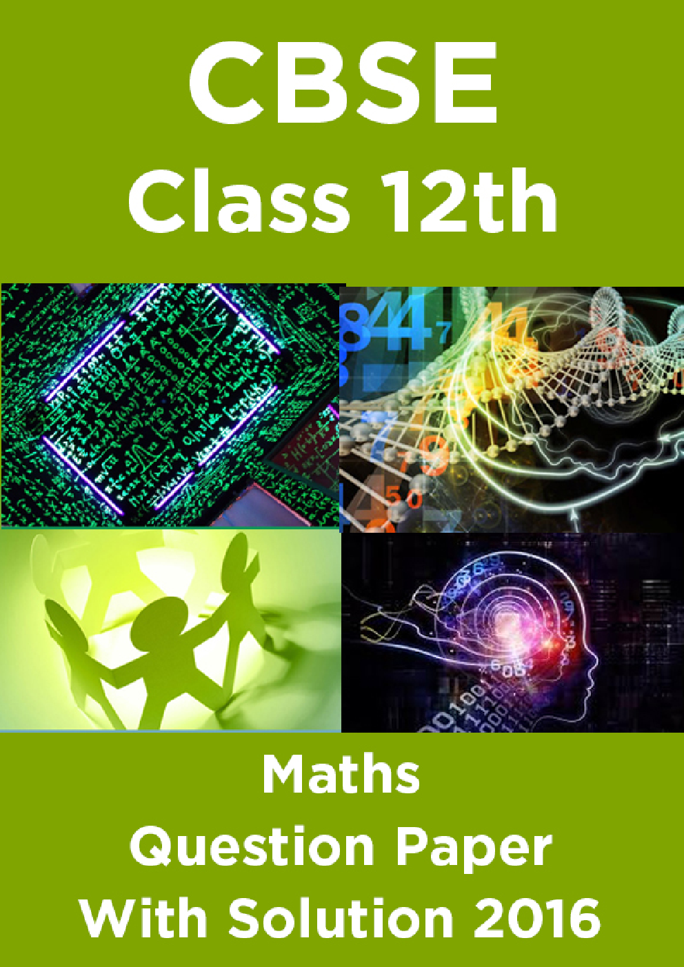 CBSE Class 12th Maths Question Paper With Solution 2016 - Page 1