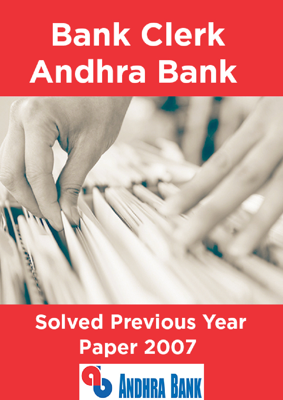 Bank Clerk Andhra Bank Solved Previous Year Paper 2007 - Page 1