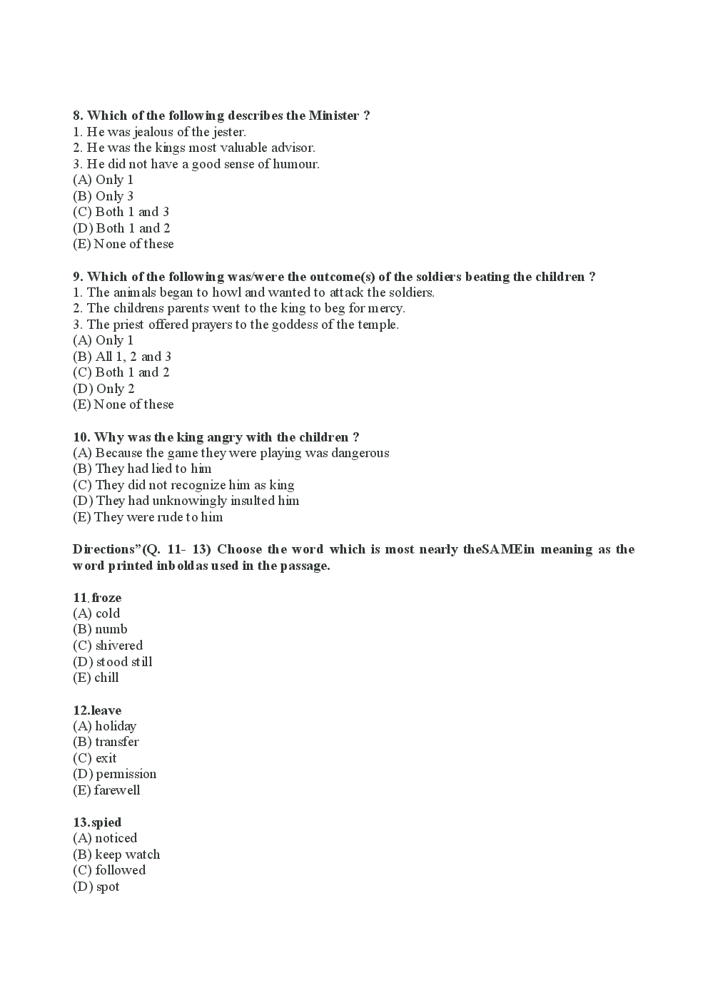 Bank Clerk Bank Of India Solved Previous Year Paper 2008-10 - Page 4