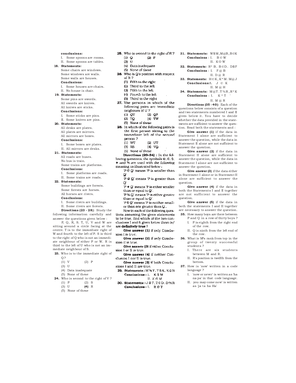 Bank Clerk Corporation Bank Solved Sample Previous Year Paper 2009-2010 - Page 3