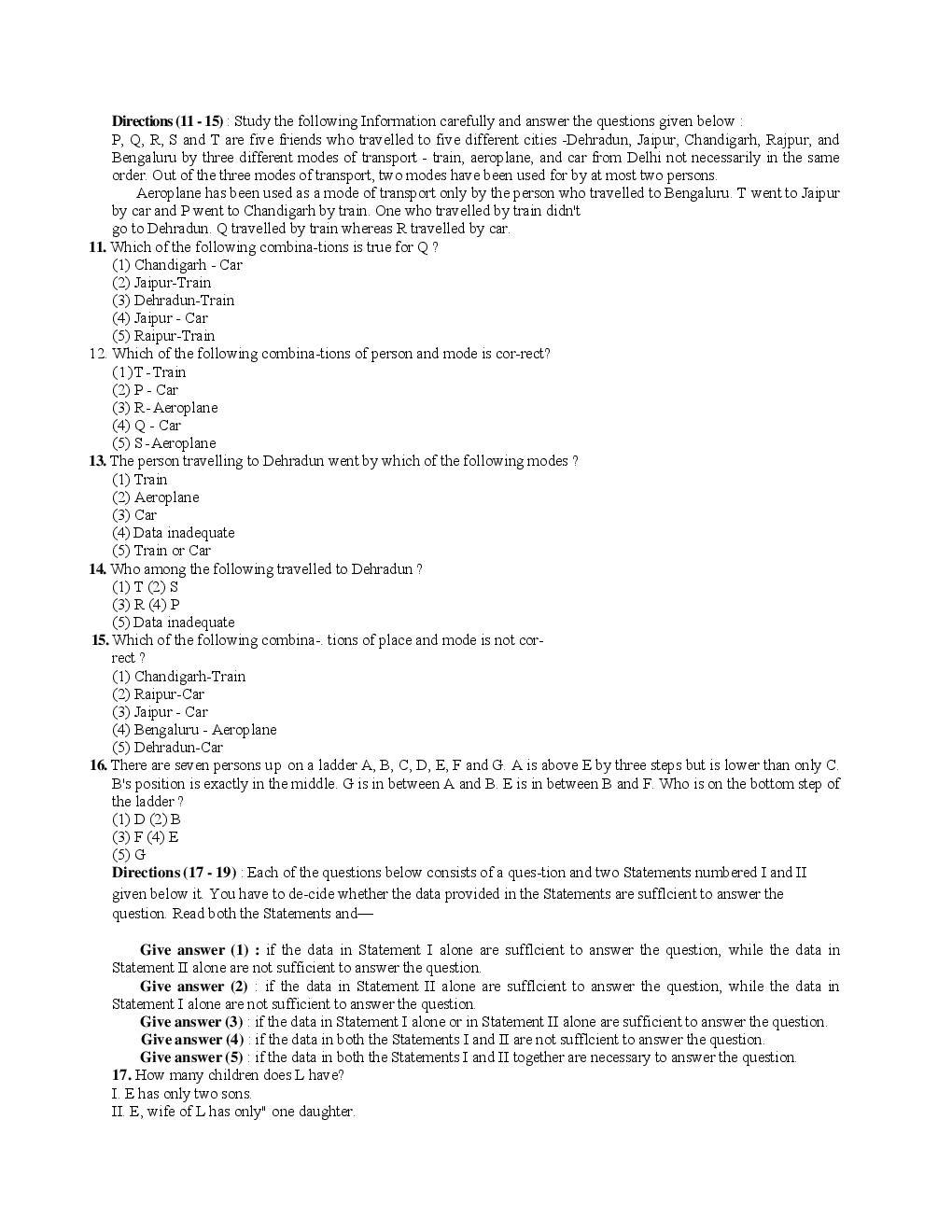 Bank Clerk Himachal Gramin Bank Solved Sample Previous Year Paper 2010 - Page 3