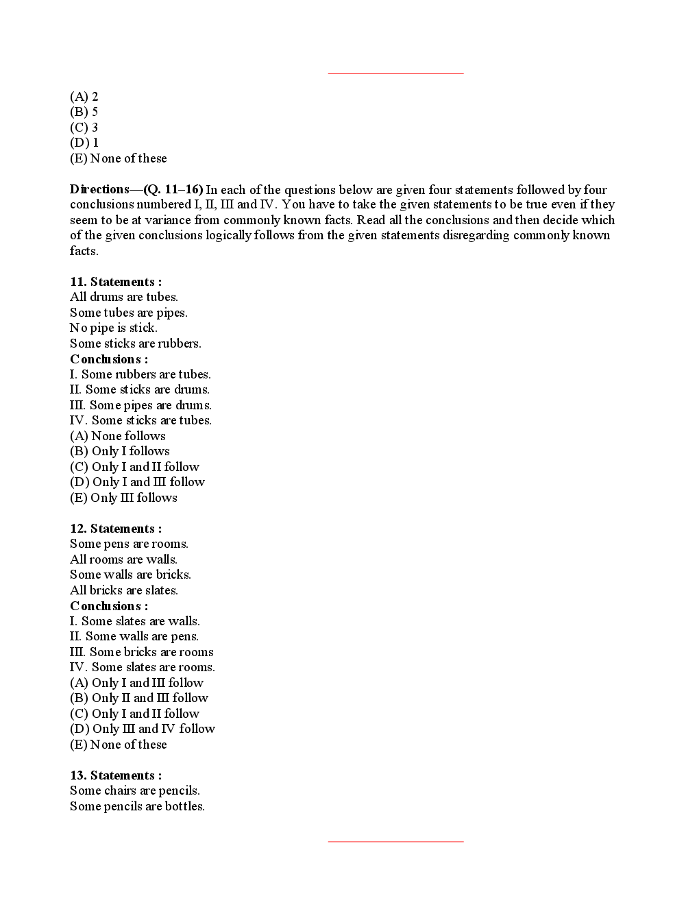 Bank Clerk IDBI Bank Solved Sample Previous Year Paper 2008 - Page 4