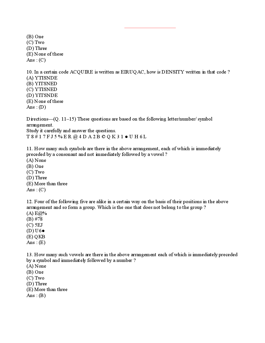 Bank Clerk PNB Bank Solved Sample Previous Year Paper 2008-2010 - Page 4