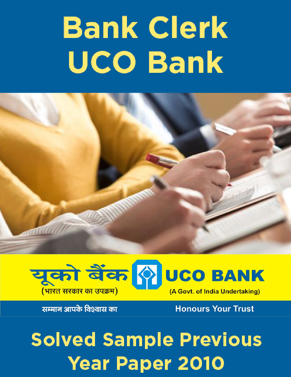 Bank Clerk UCO Bank Solved Sample Previous Year Paper 2010 - Page 1