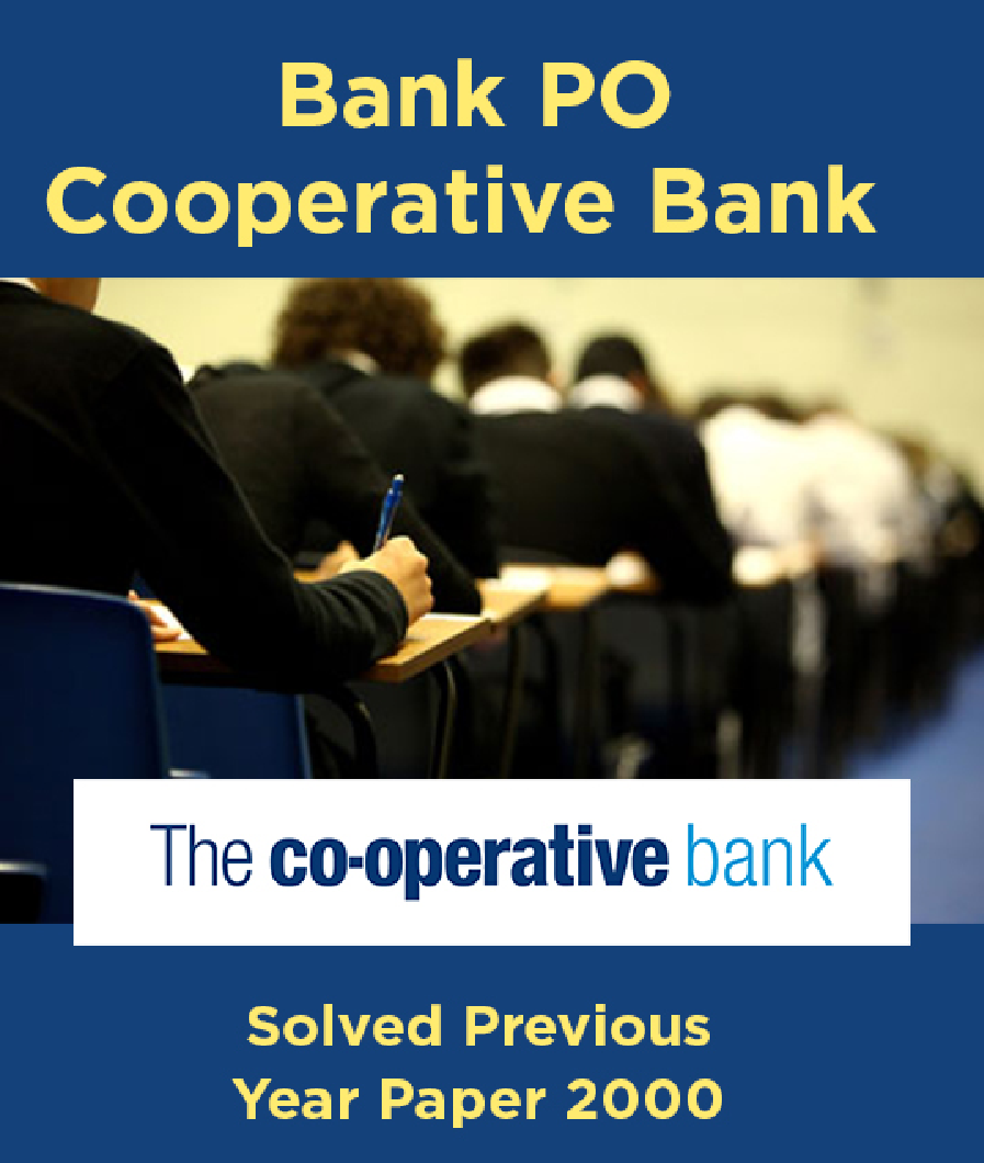 Bank PO Cooperative Bank Solved Previous Year Paper 2000 - Page 1