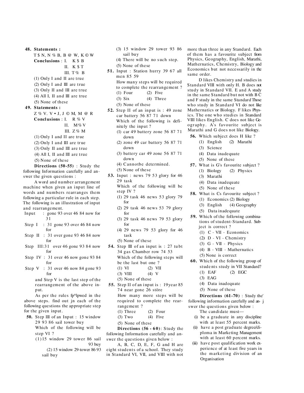 Bank PO Corporation Bank Solved Previous Year Paper 2008-11 - Page 5
