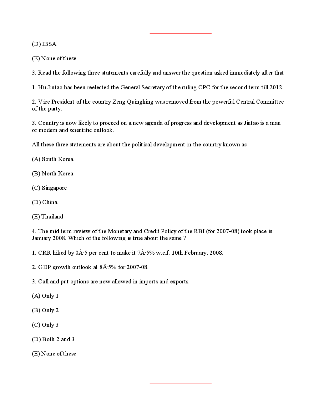 Bank PO NABARD Solved Previous Year Paper 2010 - Page 3