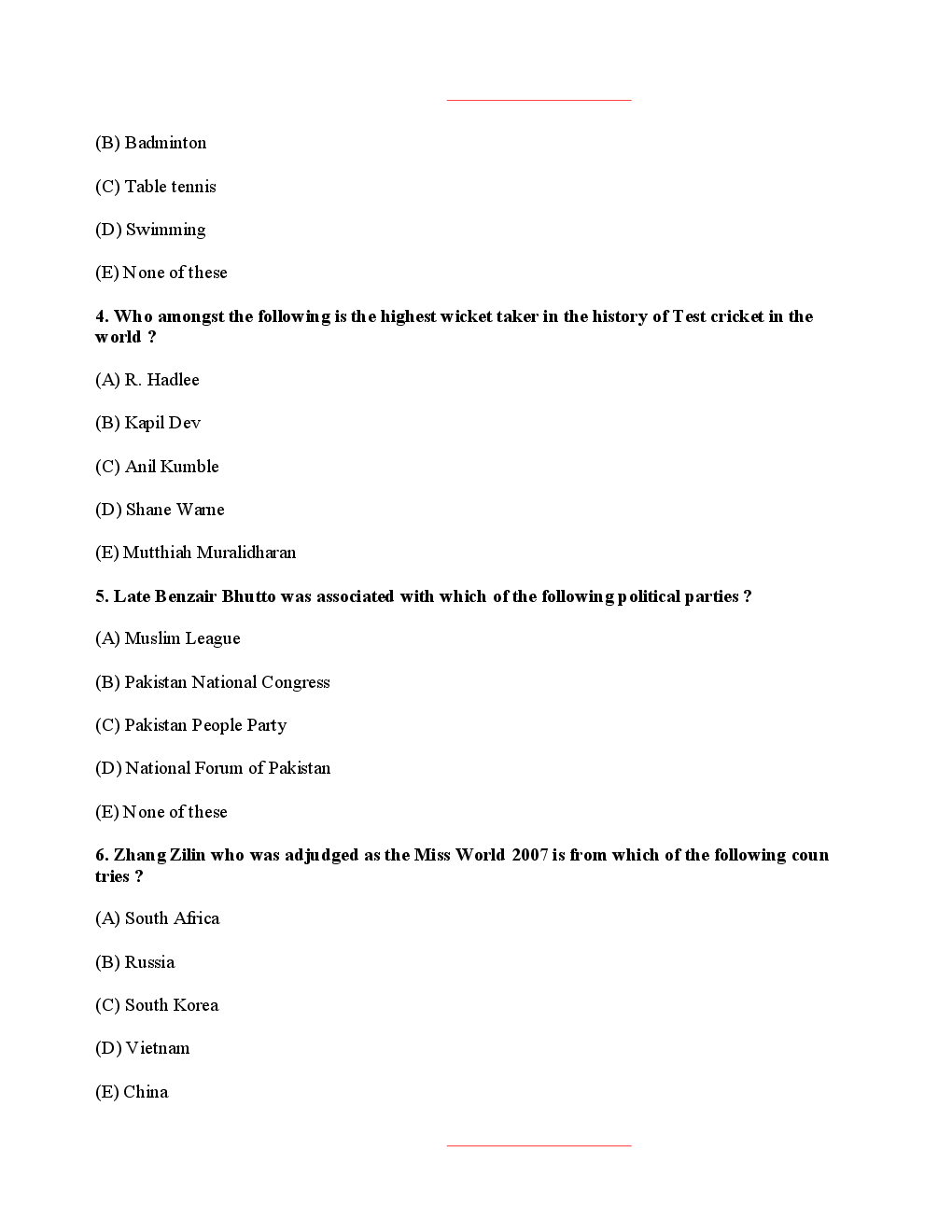 Bank PO OBC Bank Solved Previous Year Paper 2008 - Page 3