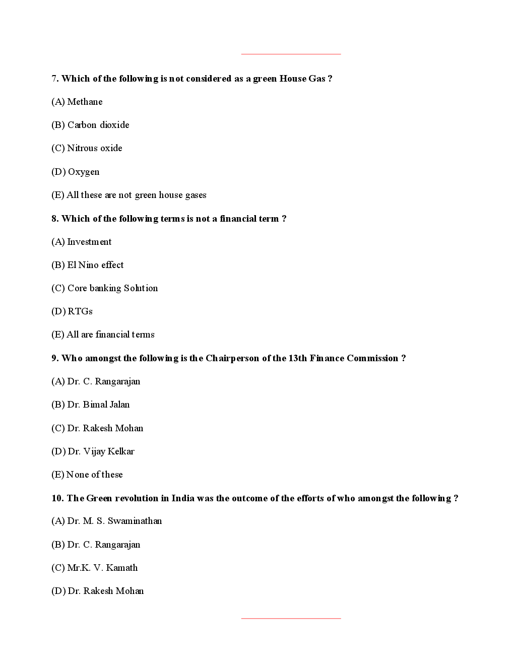 Bank PO OBC Bank Solved Previous Year Paper 2008 - Page 4