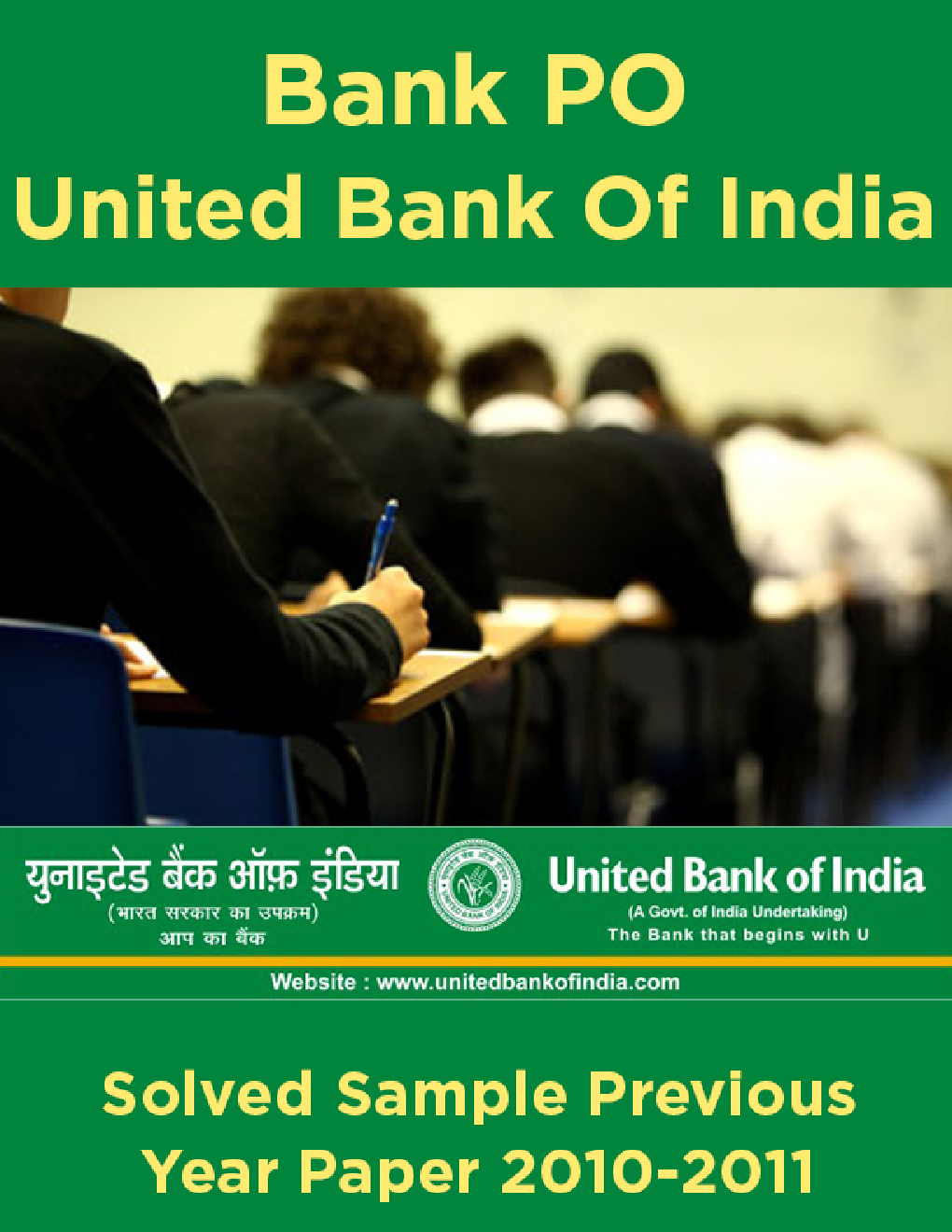 Bank PO United Bank Of India Solved Sample Previous Year Paper 2010-2011 - Page 1