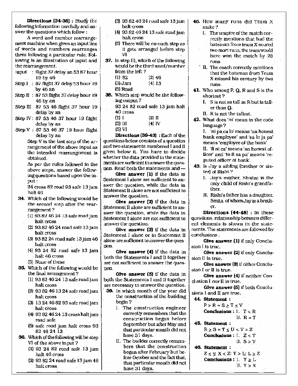 Bank PO United Bank Of India Solved Sample Previous Year Paper 2010-2011 - Page 4