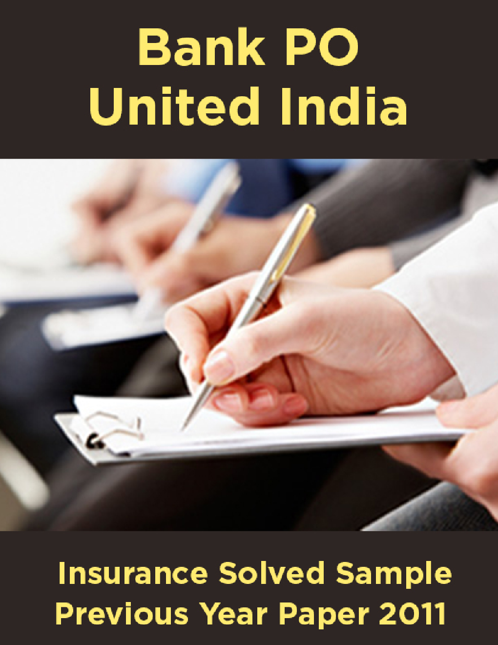 Bank PO United India Insurance Solved Sample Previous Year Paper 2011 - Page 1