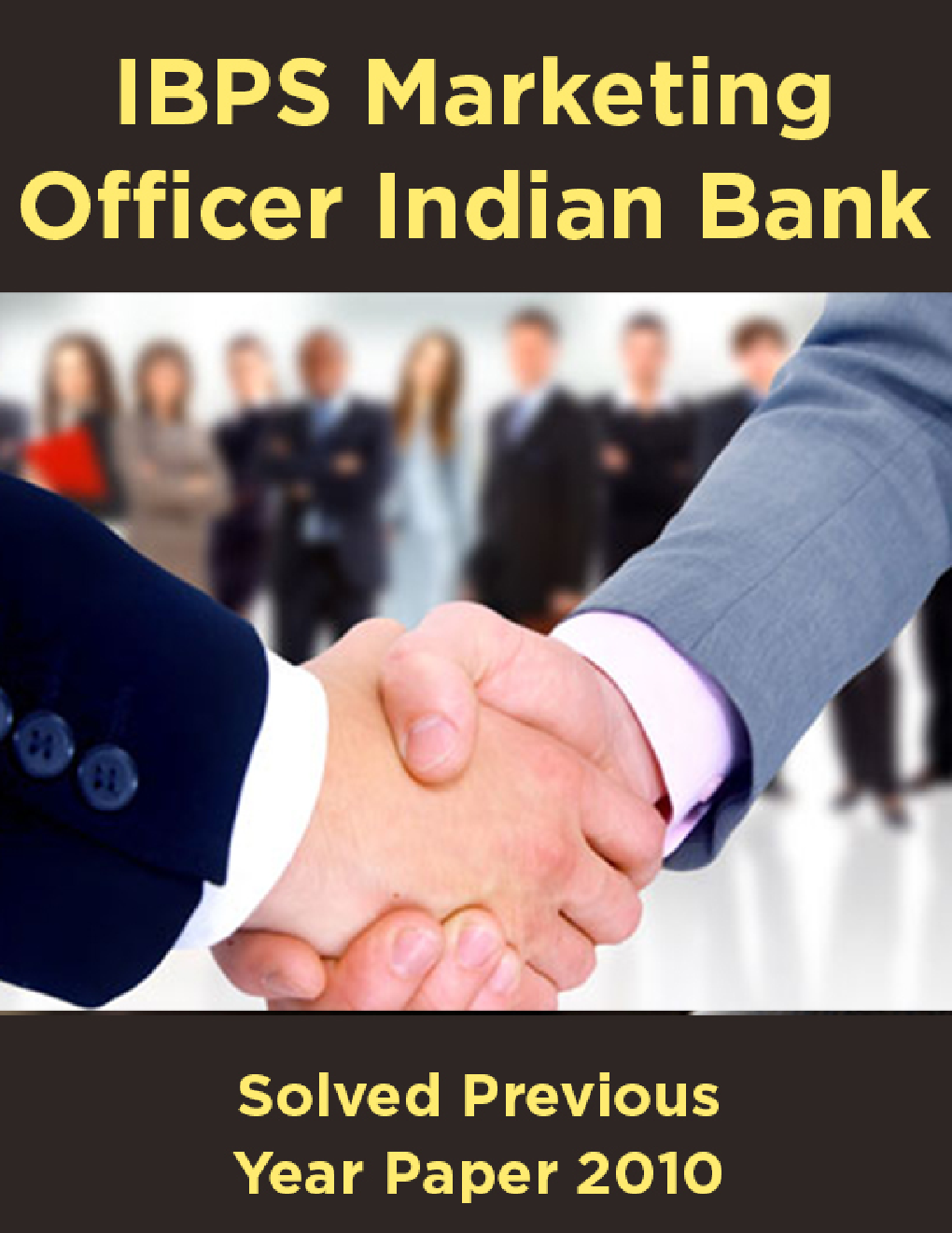 IBPS Marketing Officer Indian Bank Solved Previous Year Paper 2010 - Page 1